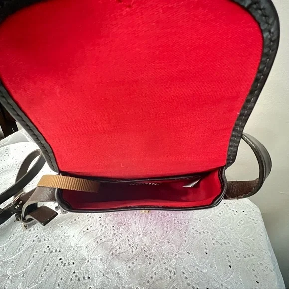 Disney Dooney & Bourke Sketch Pink Leather Small Crossbody Handbag - Picture 7 of 12